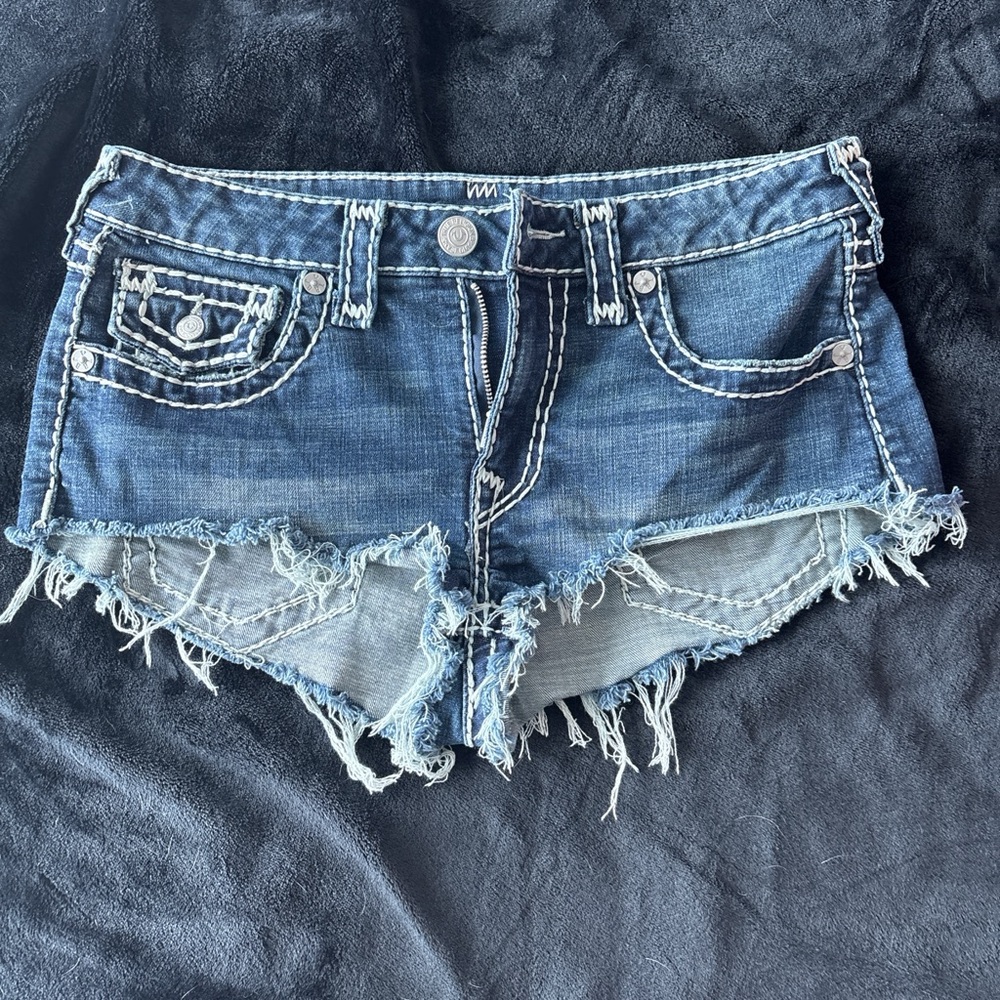 Distressed Denim Women Shorts